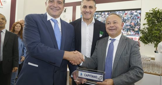 PARIS 15.10.2022SIALDA SINISTRA:LUIGI DE SIERVO AMMINISTRAZIONE DELEGATO LEGA CALCIO, CHRISTIAN VIERI, CARLO FERRO PRESIDENTE ICE